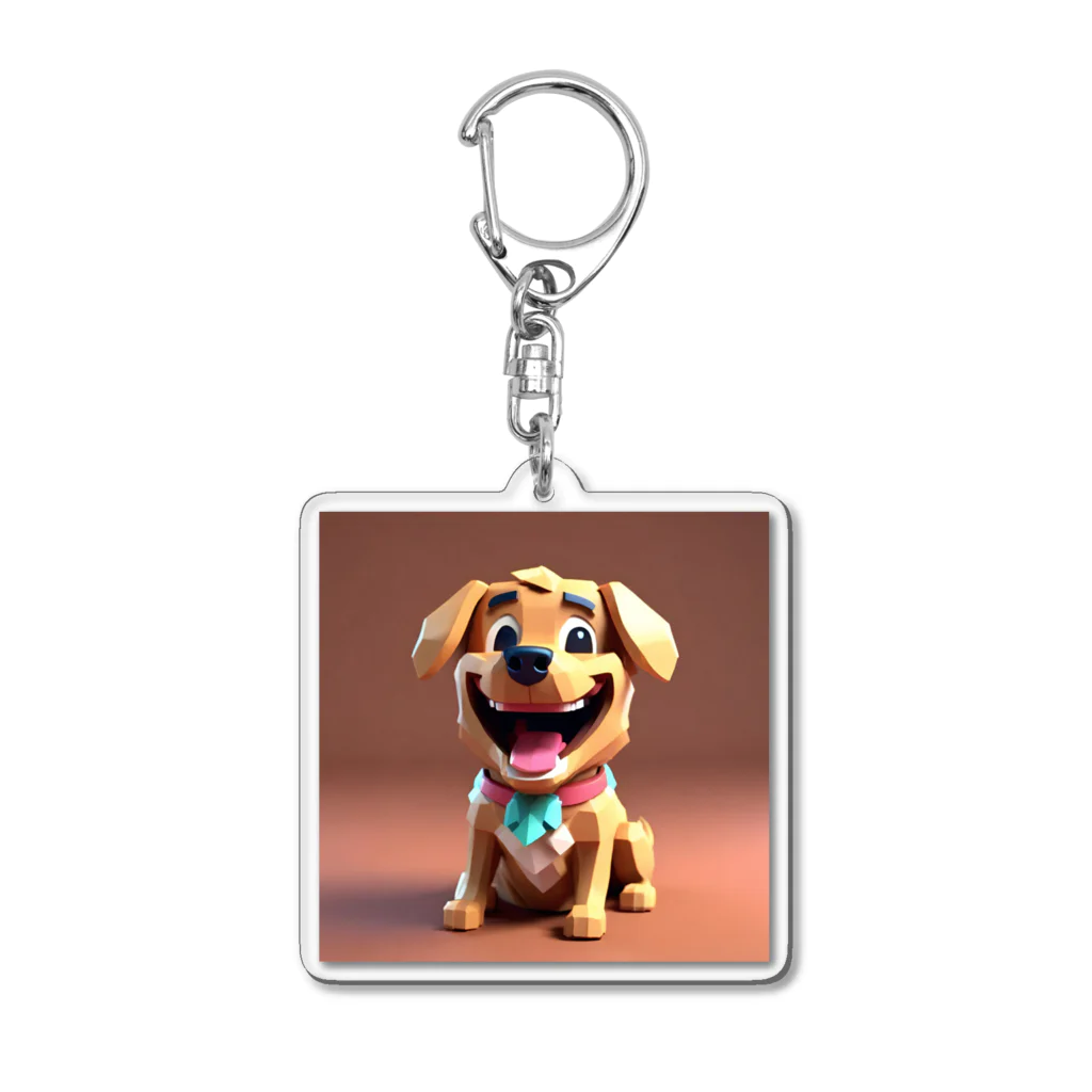 ぬか喜び(*'▽')のぬか喜び犬 Acrylic Key Chain