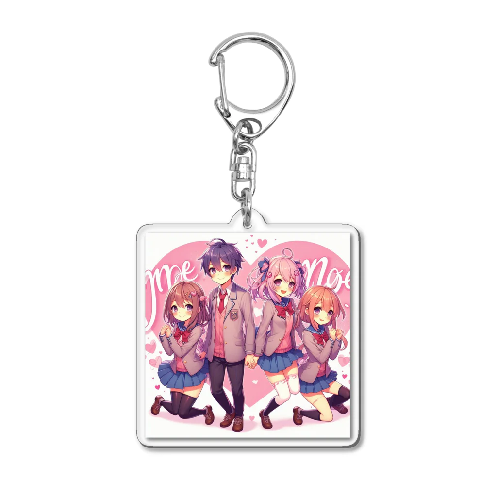 SKY&Dの萌え萌え Acrylic Key Chain