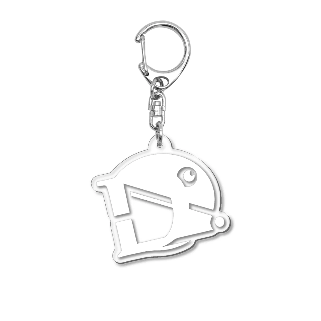 delight-hokkaido 公式ショップ 本店のdelight-hokkaidoデザイン（ホワイト シンボルマーク） Acrylic Key Chain