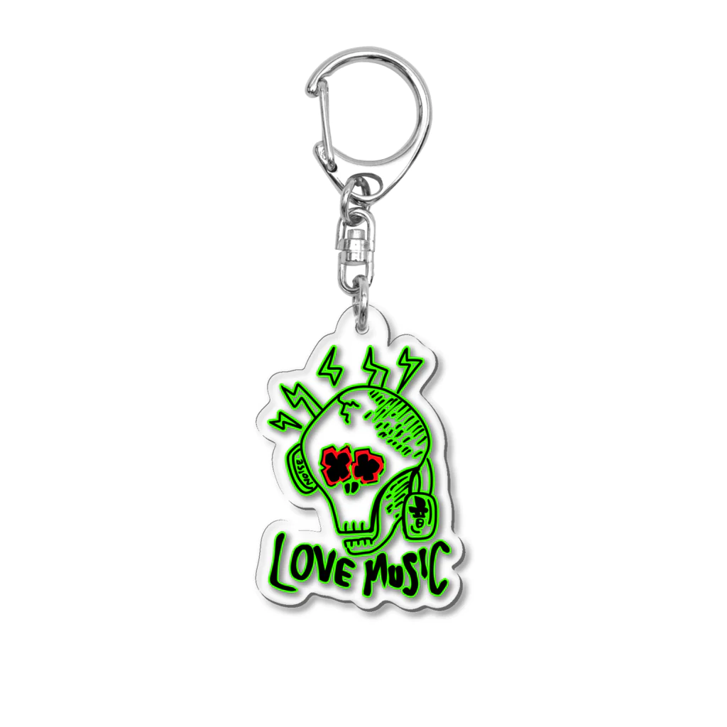 JINPIN (仁品)のLOVE MUSIC Acrylic Key Chain