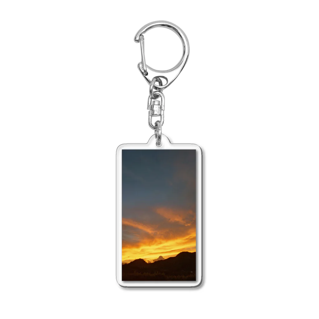 suzurinngの夕焼けスケッチ Acrylic Key Chain