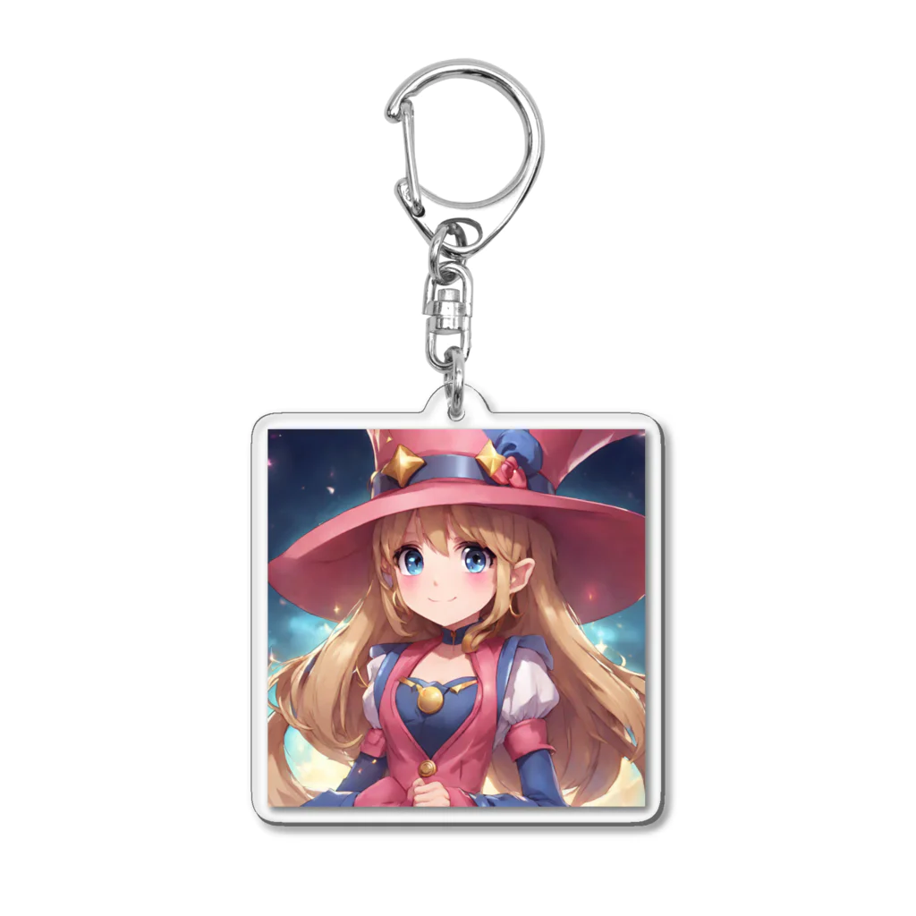 魔法使いギルドの魔法使いギルド　少女 Acrylic Key Chain