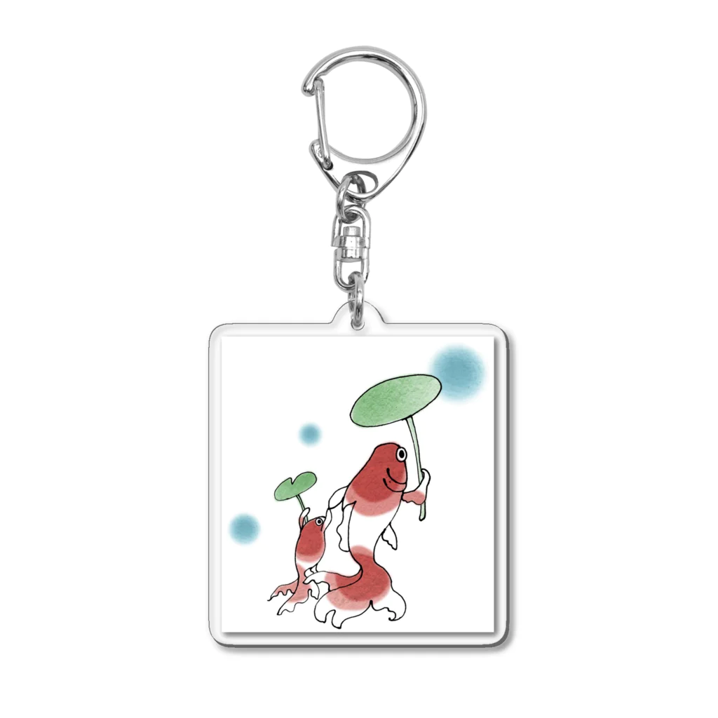 LaFioreの金魚づくし　金魚C Acrylic Key Chain