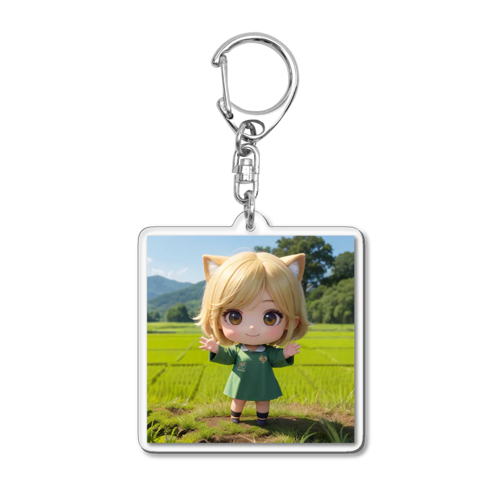 mami_mamieのくーちゃん Acrylic Key Chain