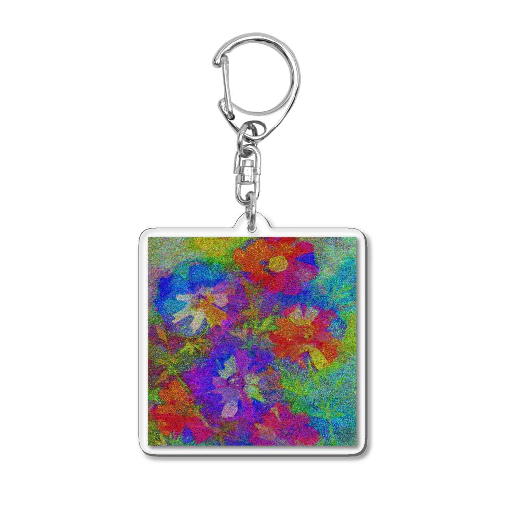 水草のflowers Acrylic Key Chain