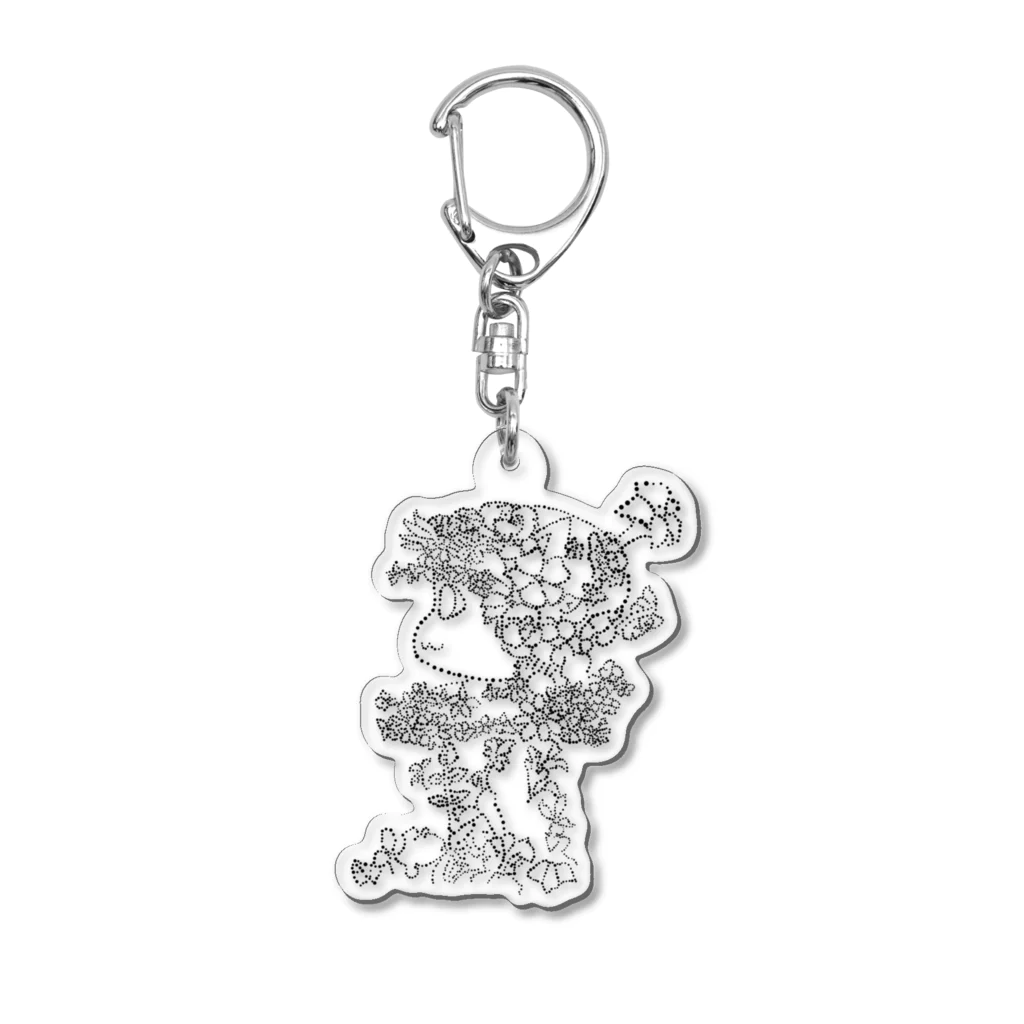 Animaru639の四季　ねこ Acrylic Key Chain