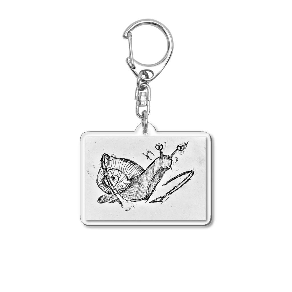 路地裏のほこりくんのえれつむりさん20240130 Acrylic Key Chain