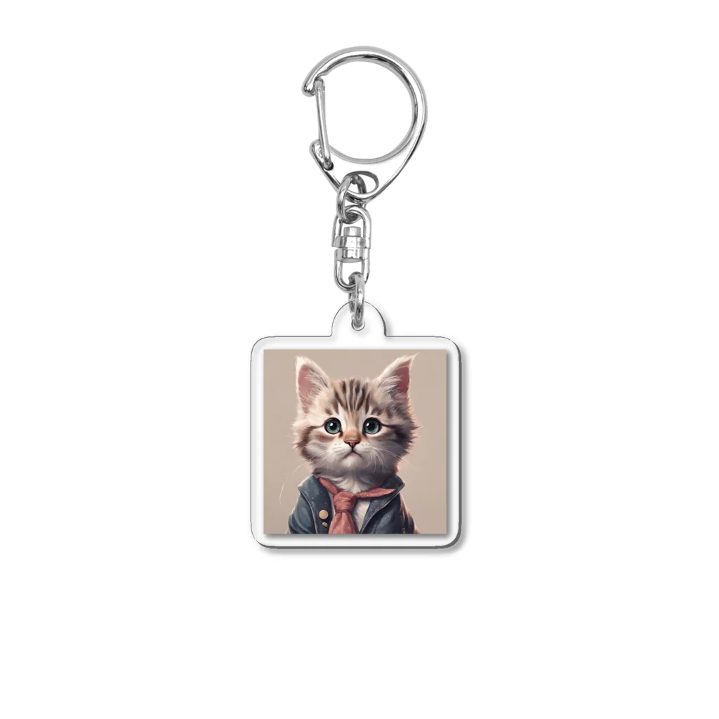 machaの猫友クラブ Acrylic Key Chain