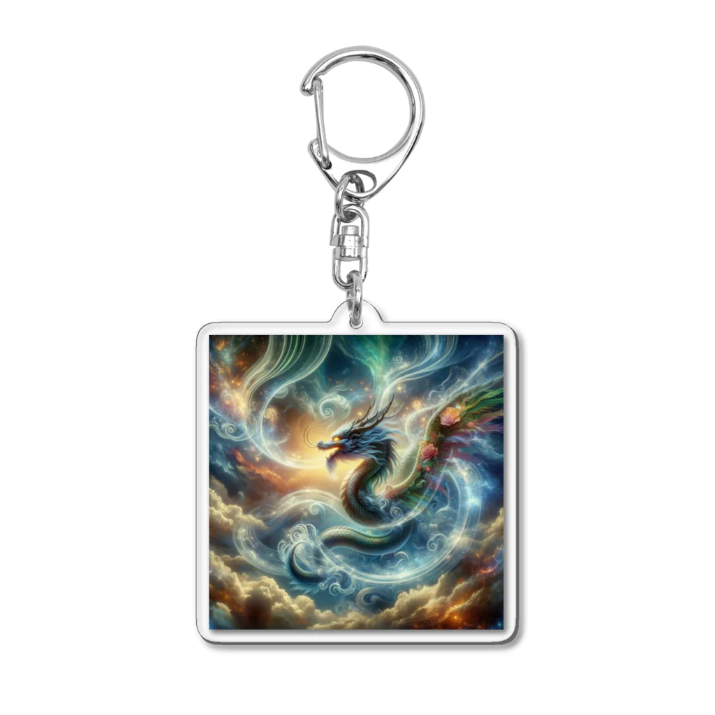 the blue seasonの昇華する霊龍 Acrylic Key Chain