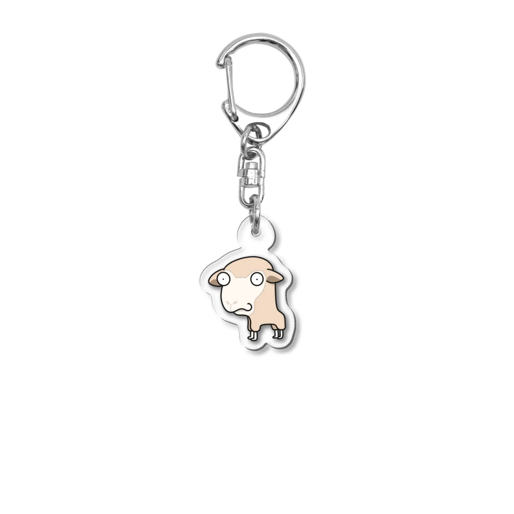 imoの【めがてんしりーず】ひつじん Acrylic Key Chain