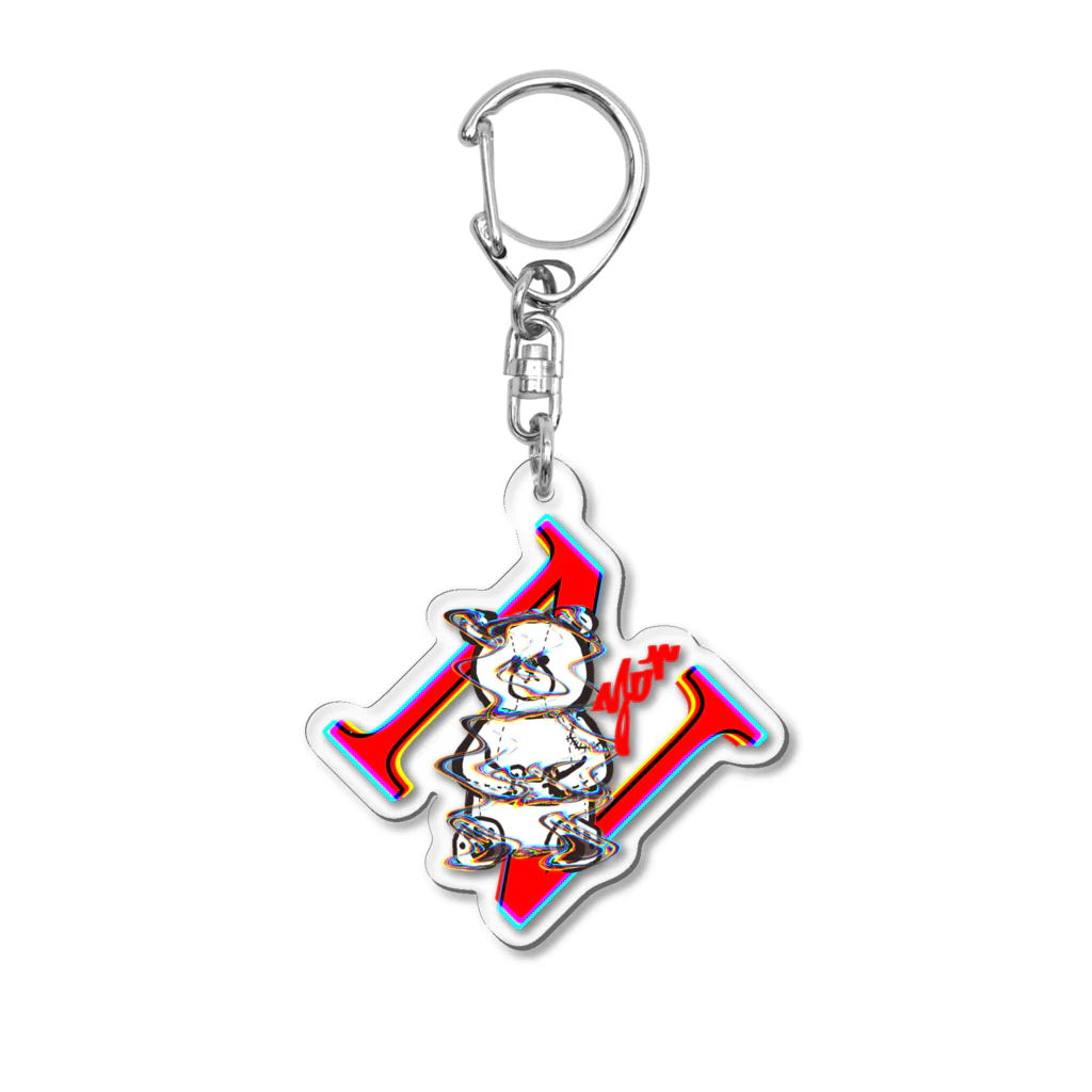 YmNyonのNyon. Kuma Acrylic Key Chain