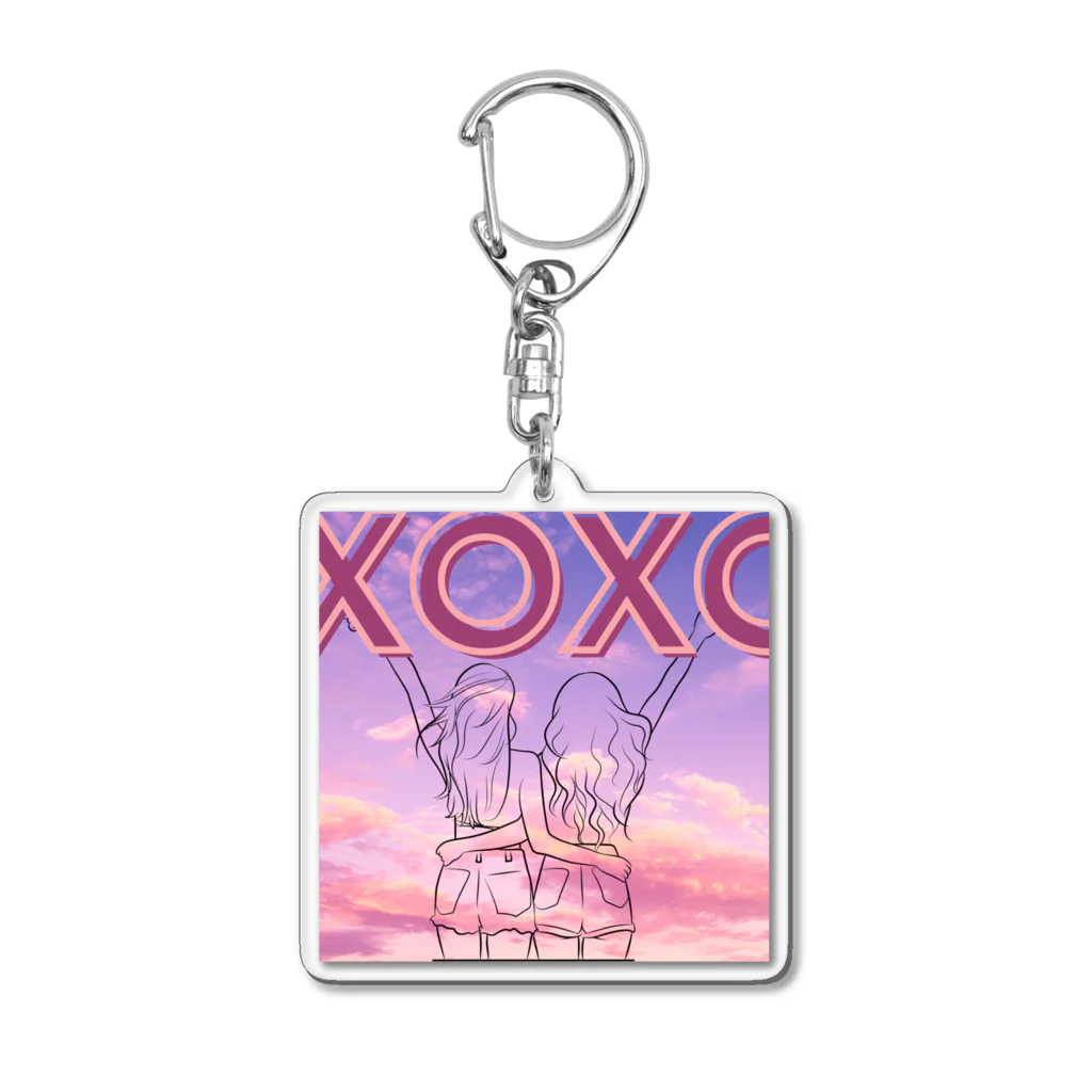 ka—waaaaaaの青春 Acrylic Key Chain