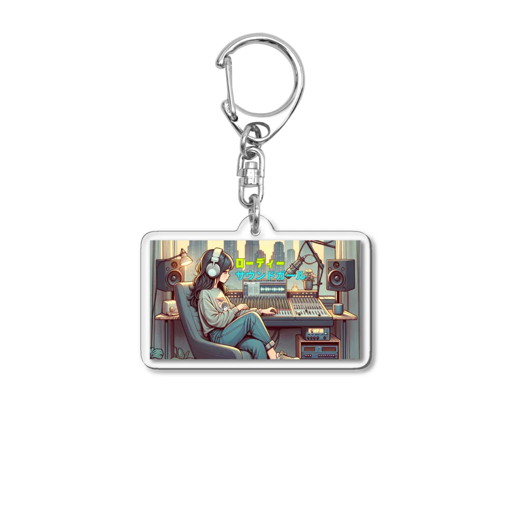 RoadieSoundGirlのローディーサウンドガール Acrylic Key Chain