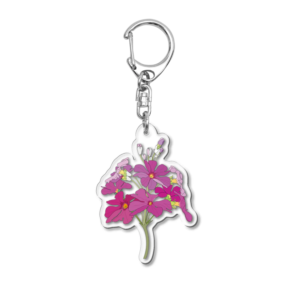 植物の絵師「洋子」の店の可愛い野の春の花_イモカタバミ Acrylic Key Chain