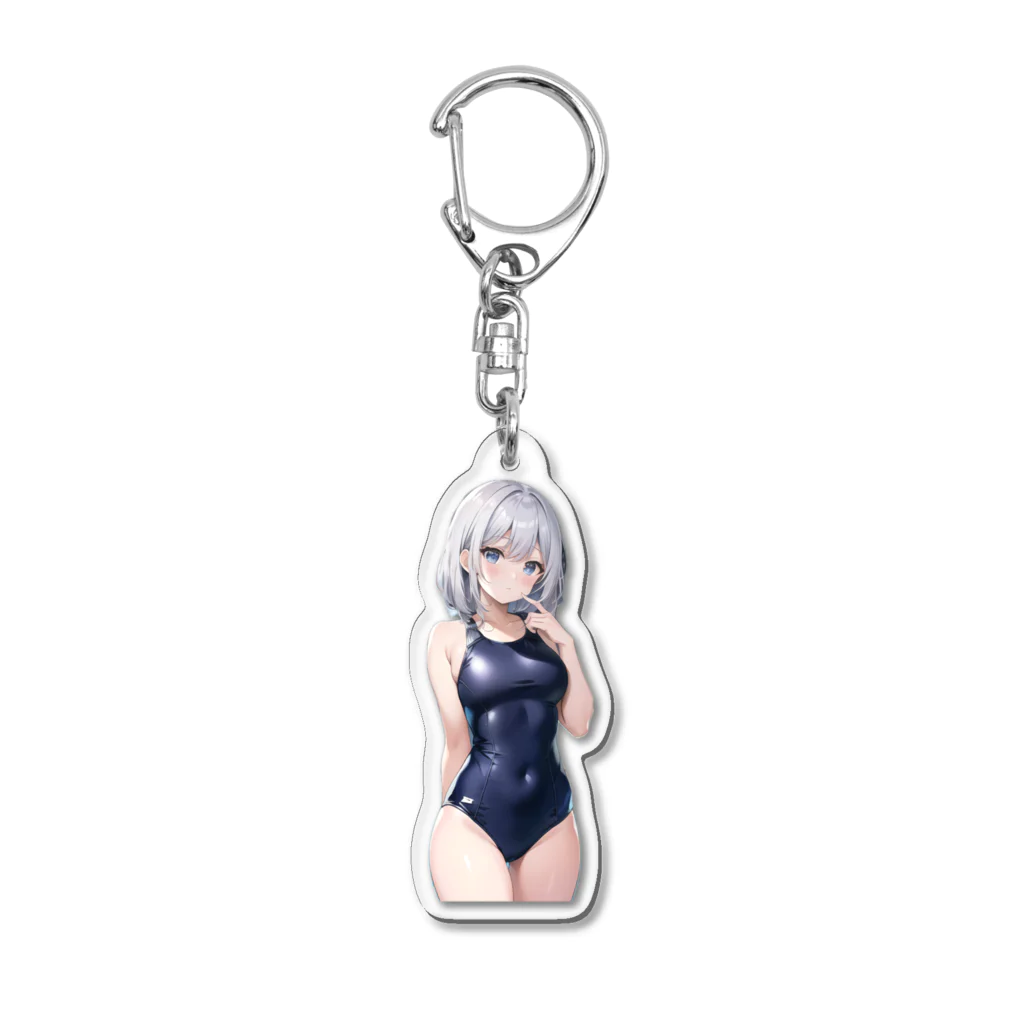 honoka_tのスク水美少女 Acrylic Key Chain