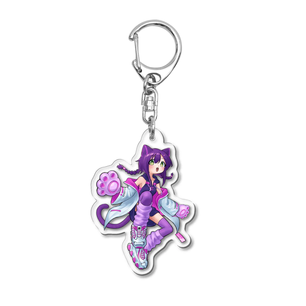 NEKOROiD GIRLS SHOPのモモ Acrylic Key Chain