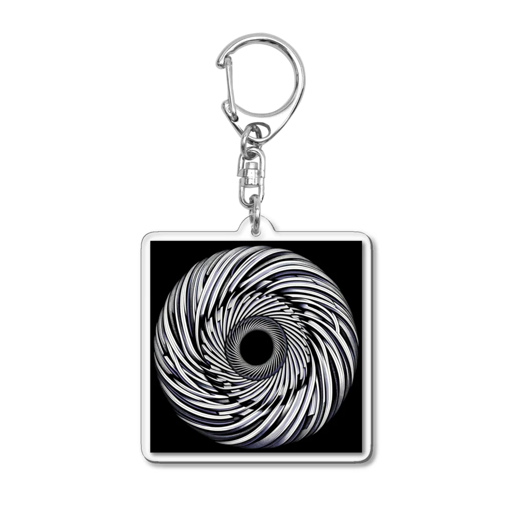 Dexsterのoptical illusion 01 Acrylic Key Chain