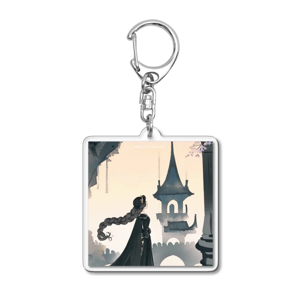 凡人-bonjin-のダークファンタジーラプンツェル Acrylic Key Chain