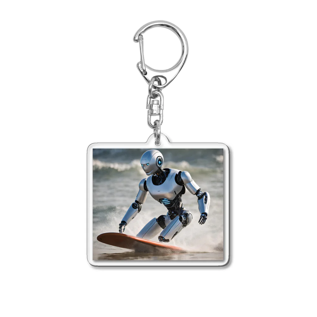 MEGROOVEのロボット31 Acrylic Key Chain