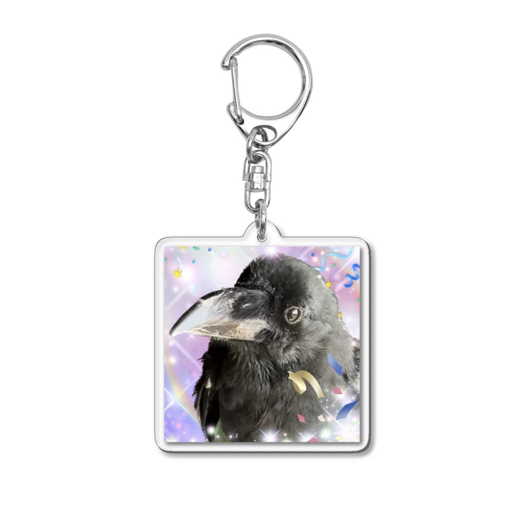 カラスのクッピのカラスのクッピ Acrylic Key Chain