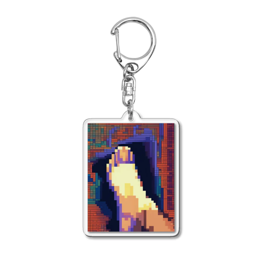 KZ_Graphicsのぼんやりしているブレーキペダル Acrylic Key Chain