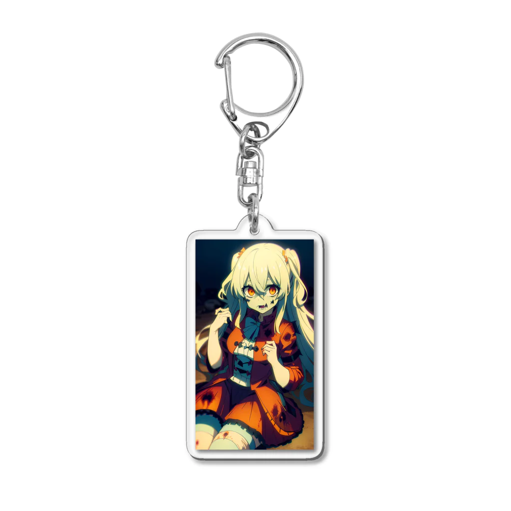 ほっこりアニメマートのゾンビィ～4 Acrylic Key Chain