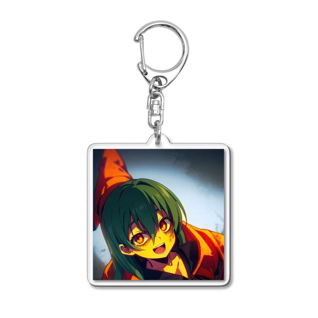 ほっこりアニメマートのゾンビィ～6 Acrylic Key Chain