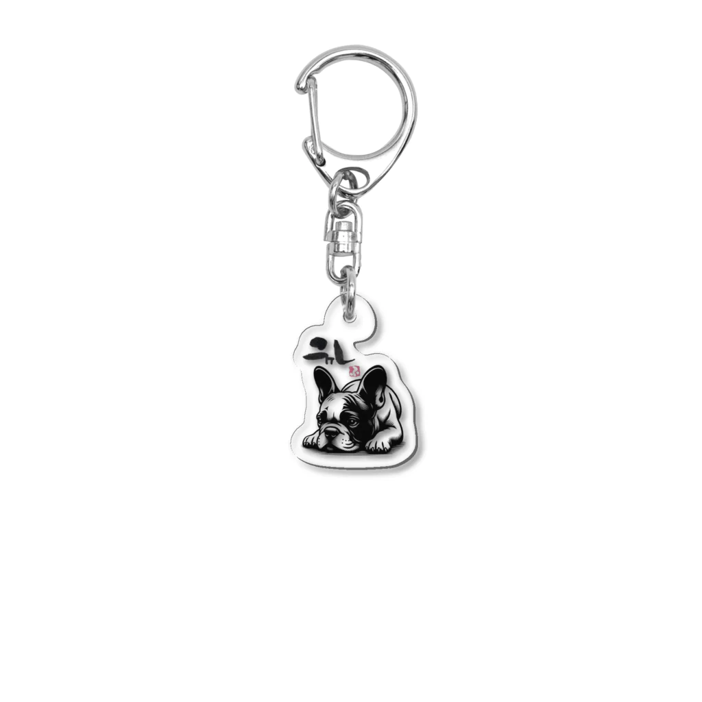 furebuhi　clubのお辞儀をしてるフレブルちゃん！ Acrylic Key Chain