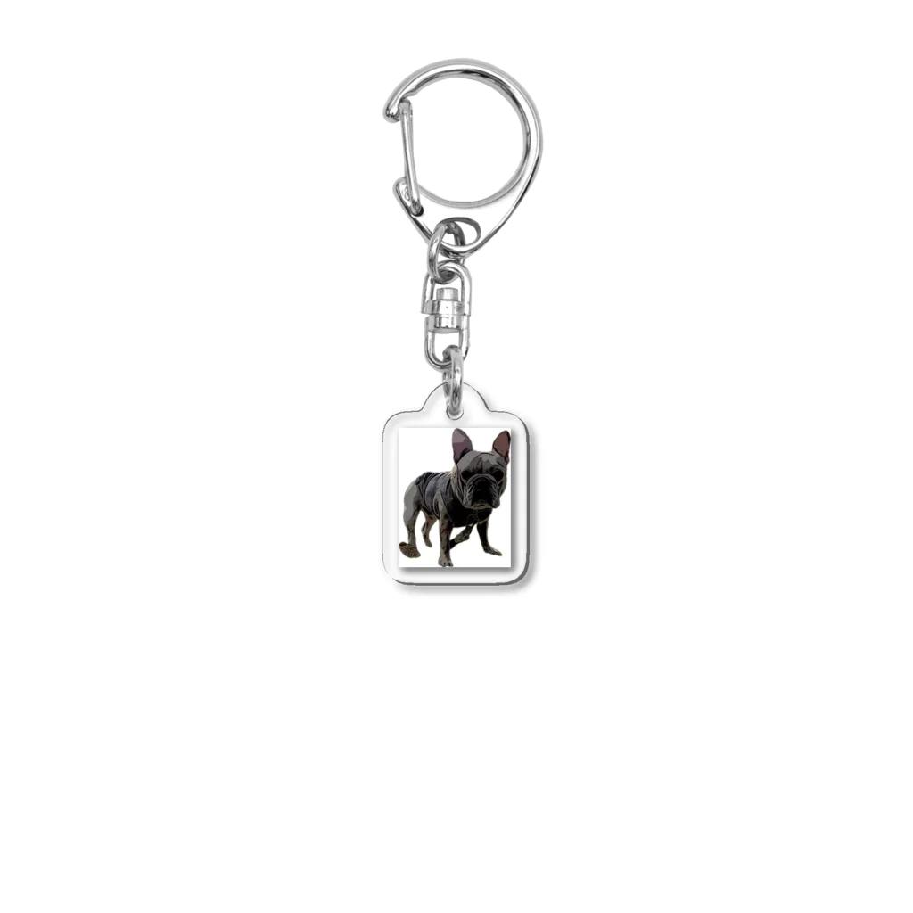 N.Yamamuraのフレンチブルドッグのバムくん2 Acrylic Key Chain