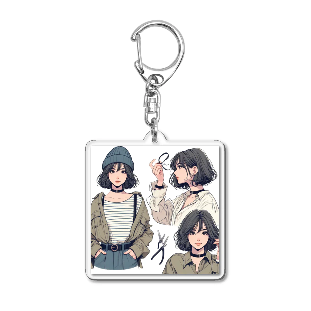 chanmaのion Acrylic Key Chain