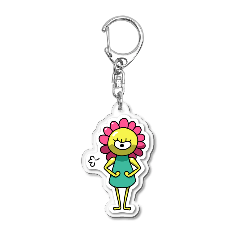 他人の琴の店のムキムキおめめちゃん Acrylic Key Chain