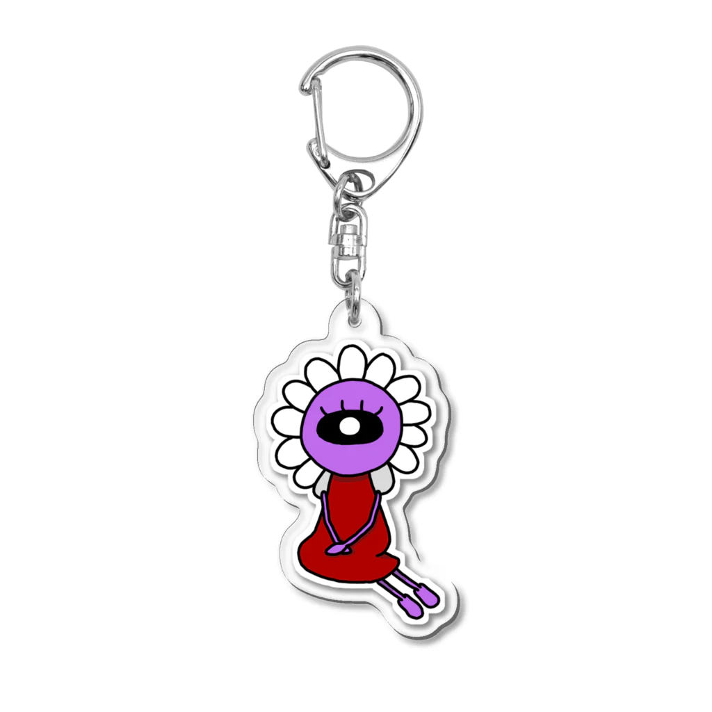 他人の琴の店のおすわり闇落ちおめめちゃん Acrylic Key Chain