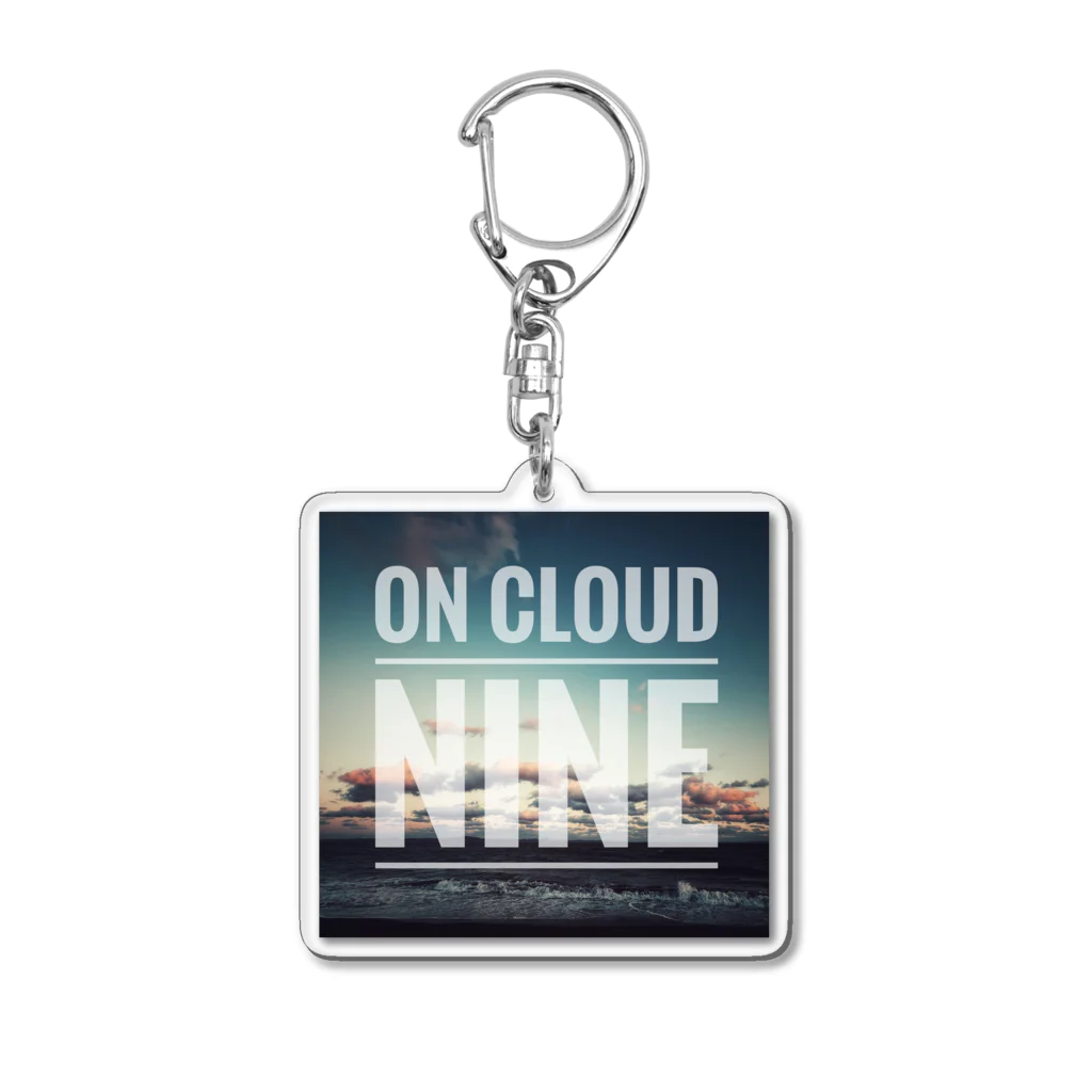 vのON CLOUD NINE アクリルキーホルダー