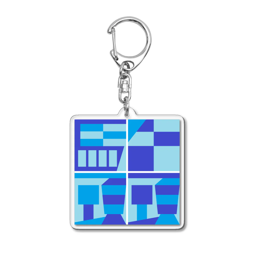 やっくん＠田中田の牛頭馬頭（カラー版） Acrylic Key Chain