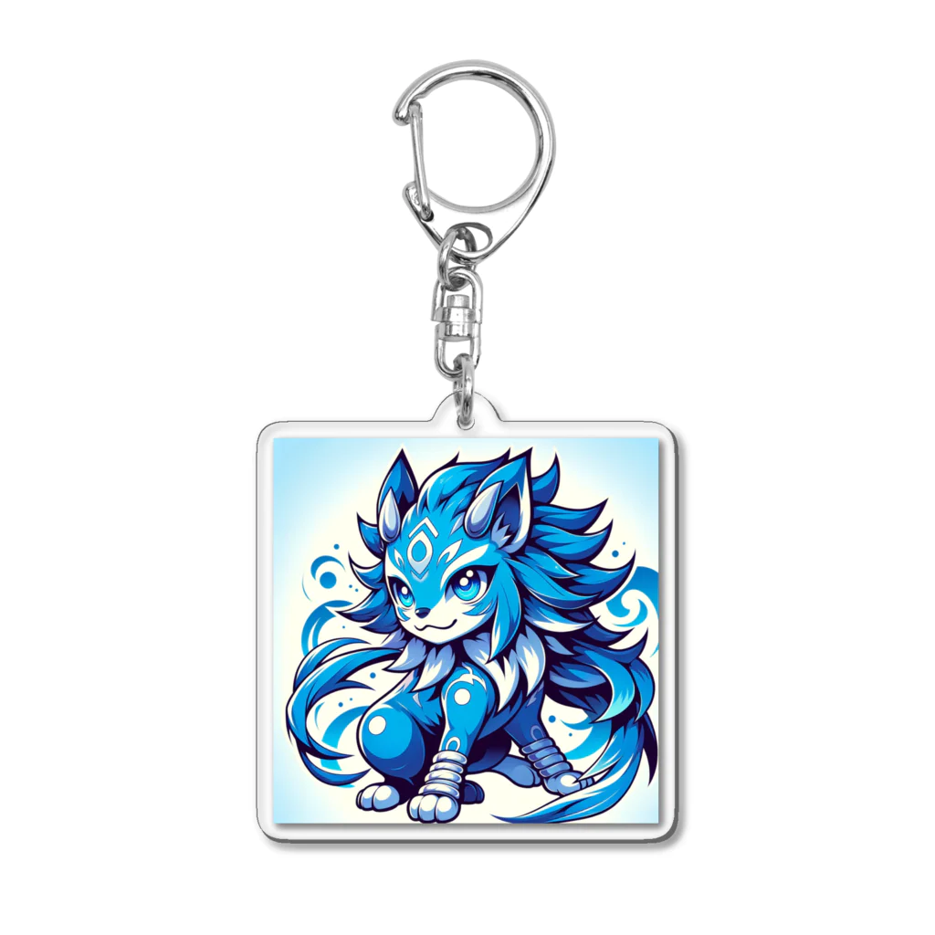 kenken-kenkenショップのAOkomainu君 Acrylic Key Chain