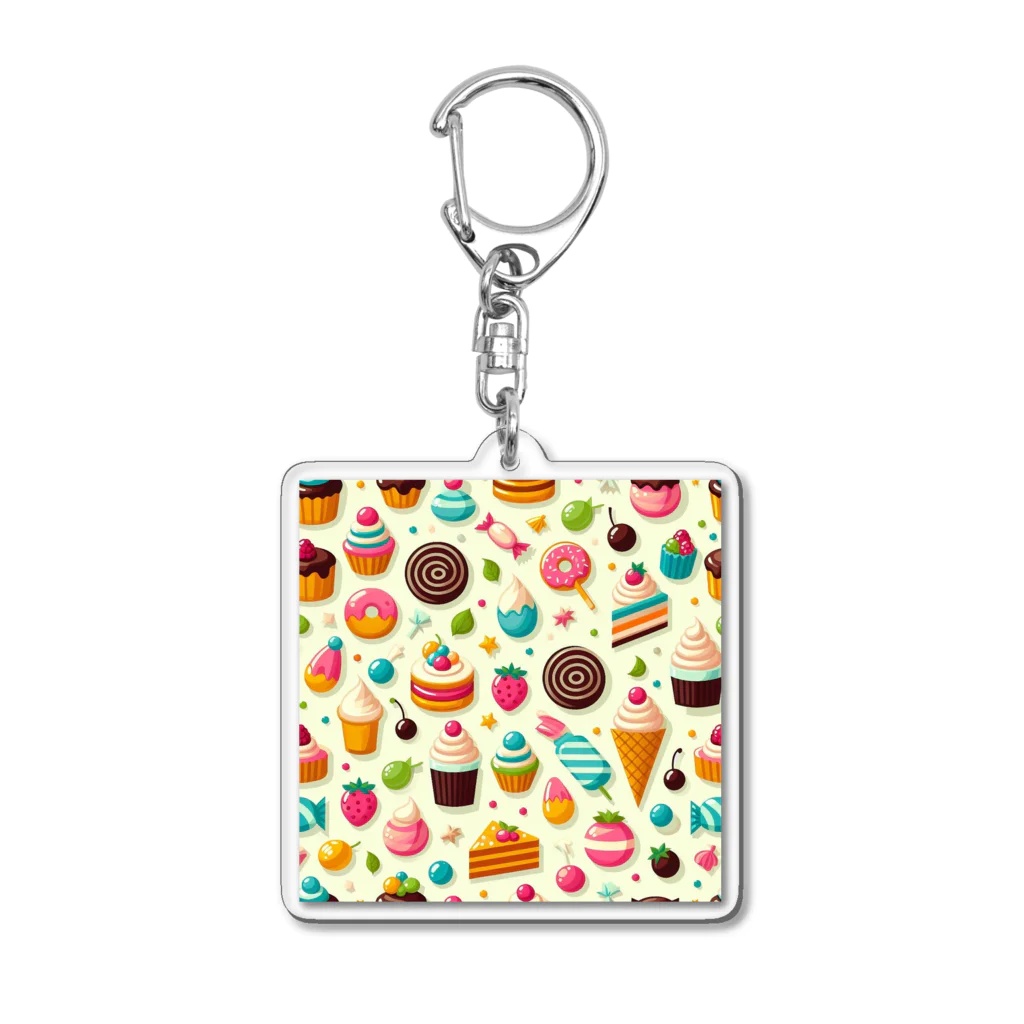 kazucchi shopのスィーツ柄 Acrylic Key Chain