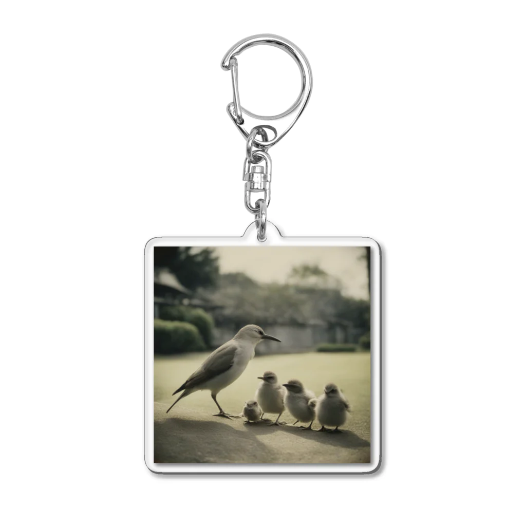 mamycatの鳥 Acrylic Key Chain