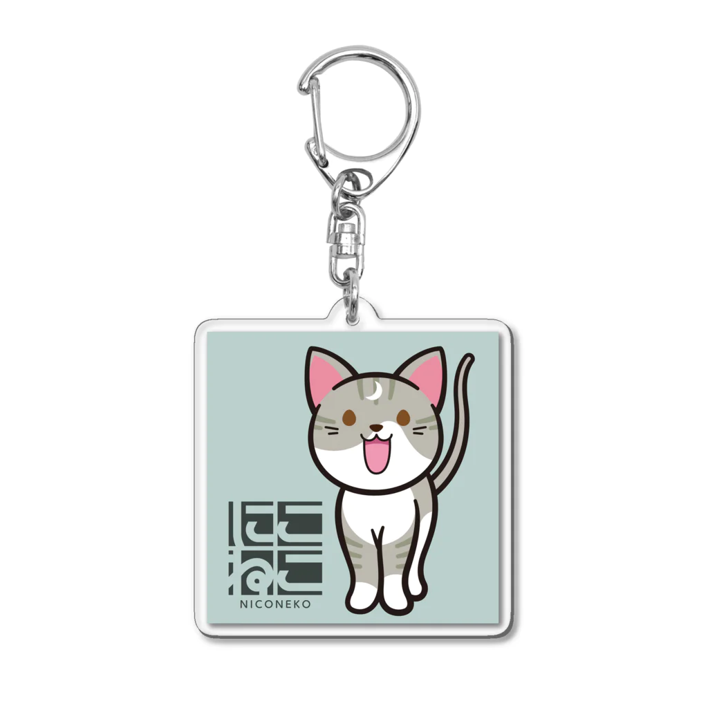 にこねこ【保護猫の保育園】のルナちゃんキーホルダー Acrylic Key Chain