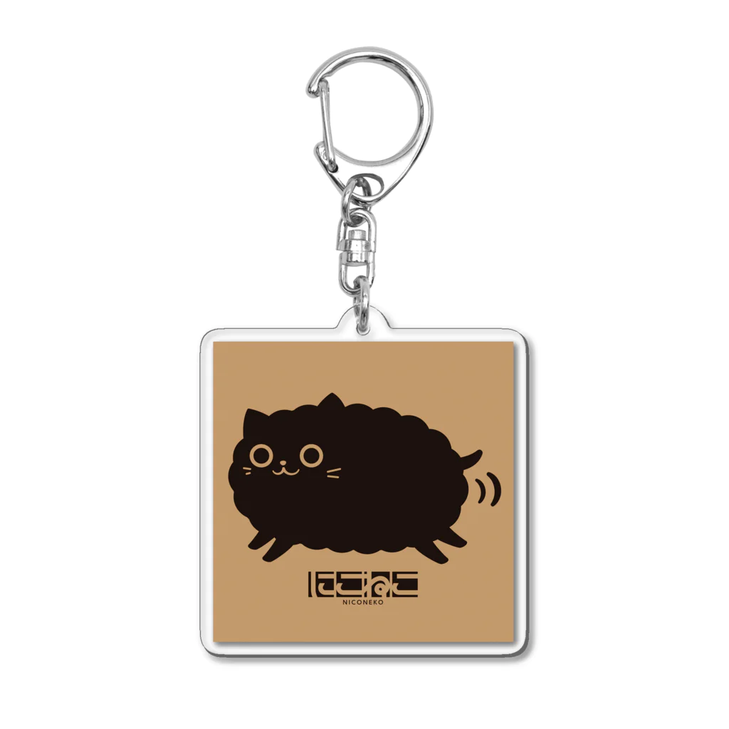 にこねこ【保護猫の保育園】のポメちゃんキーホルダー Acrylic Key Chain