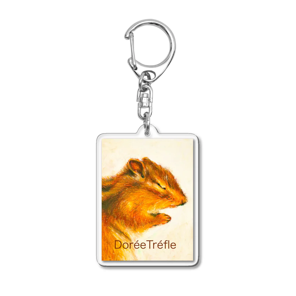 DoréeTréfle(ドレトレフル)Sara🍀の可愛いシマリス Acrylic Key Chain