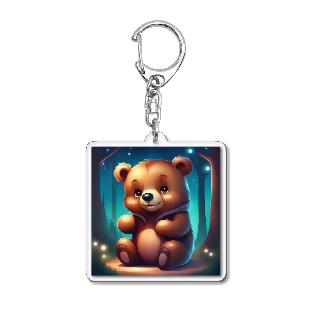 cute animal worldのかわいいクマさんワールド Acrylic Key Chain