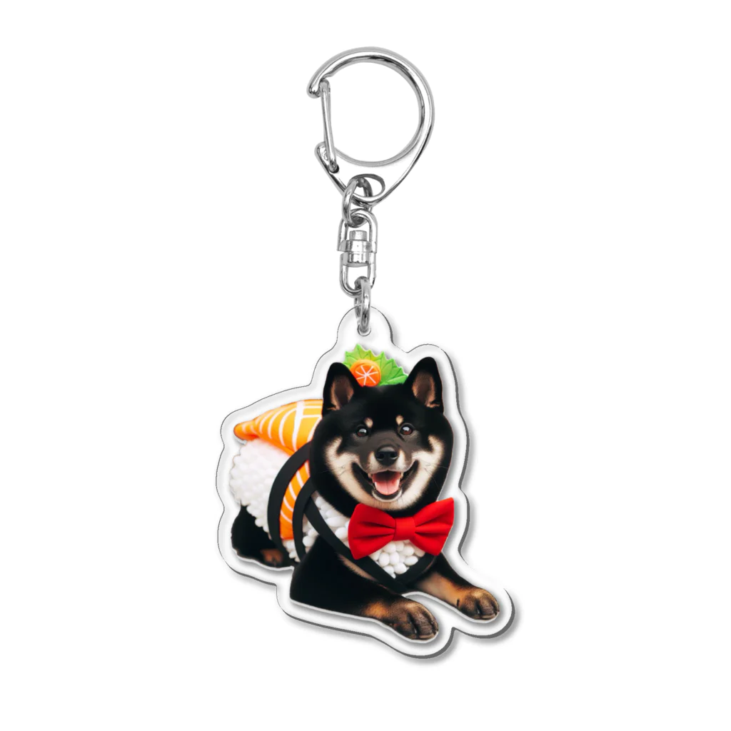 柴とか柴とか柴とか柴犬。のお寿司なしばいぬ。２ Acrylic Key Chain