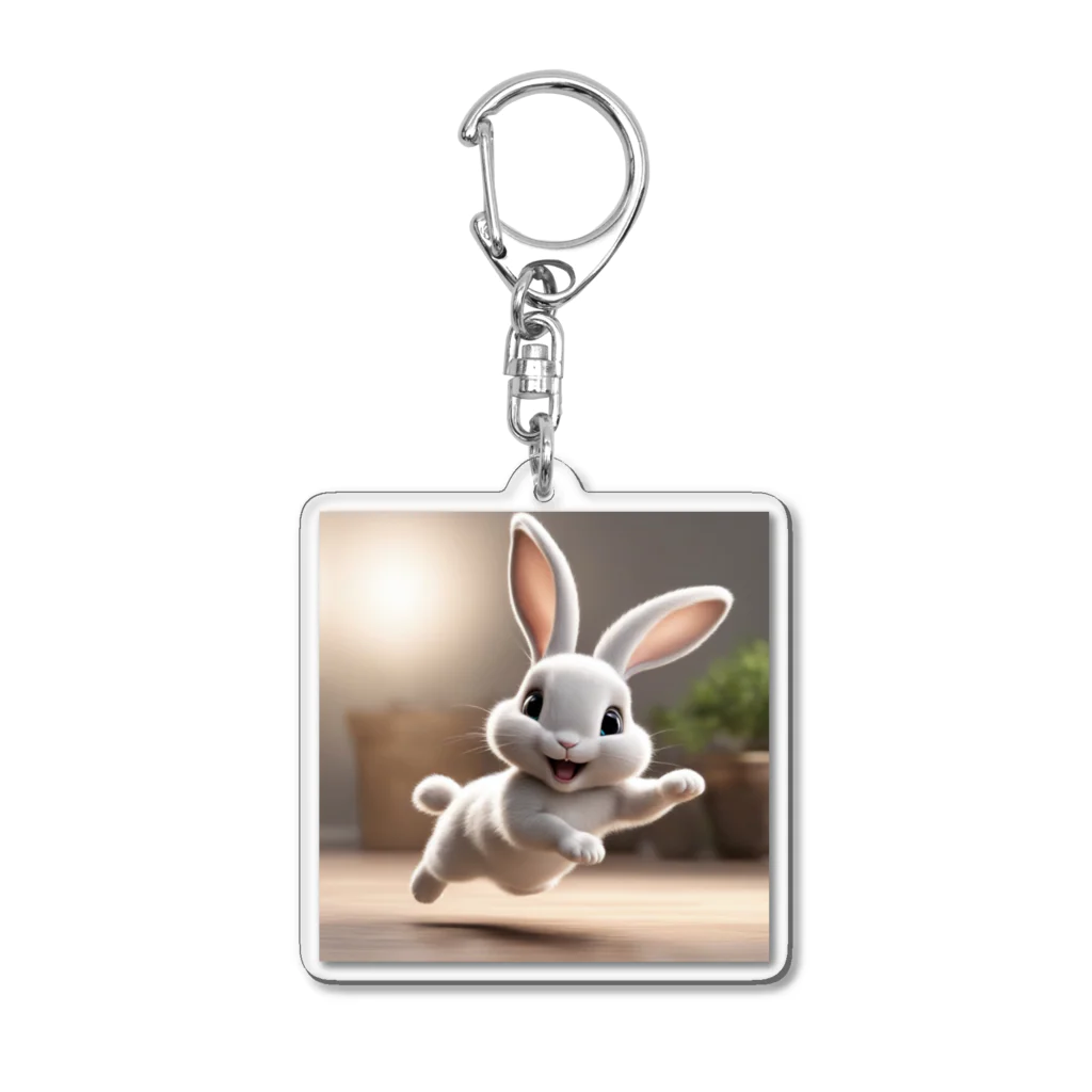 namie0920の癒しうさぎ Acrylic Key Chain