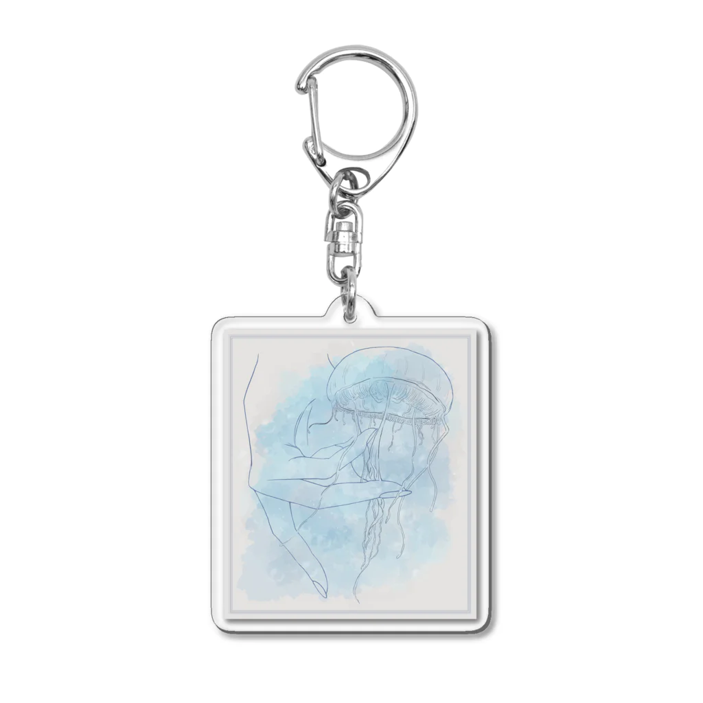 夜彩　-yasai-の触れたい、白日。 Acrylic Key Chain