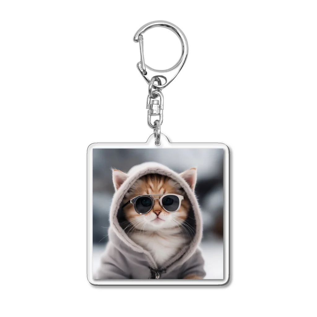 gurasan_nekoのグラサン猫7 Acrylic Key Chain