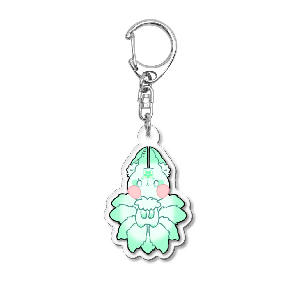 Ｑb'sの豆狐姿ぬい玉藻アクキー Acrylic Key Chain