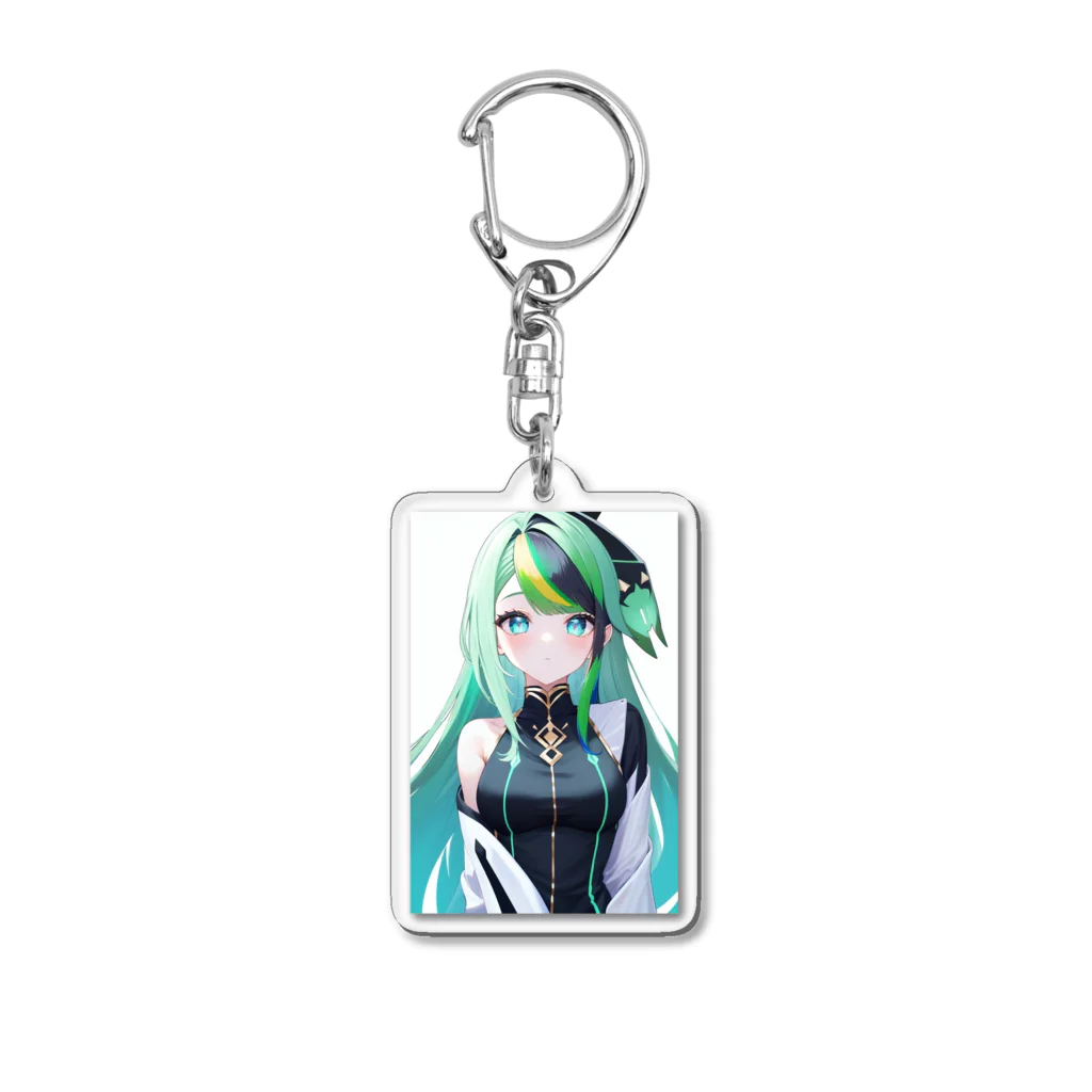 kyon1aiartの㎇（ギガ）ちゃん　正装 Acrylic Key Chain