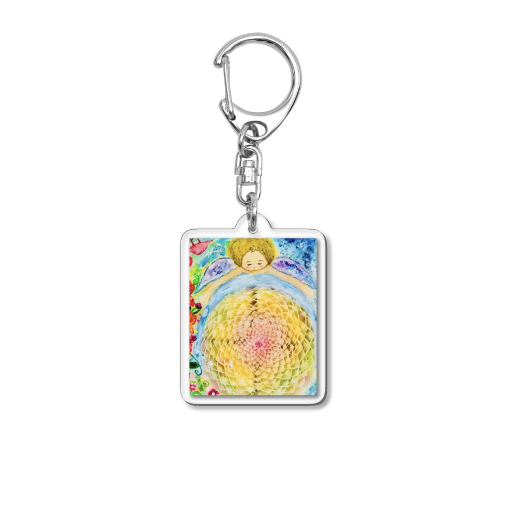 MakanaMahana〜太陽からの贈り物〜の天使の宝物アクリルキーホルダー Acrylic Key Chain