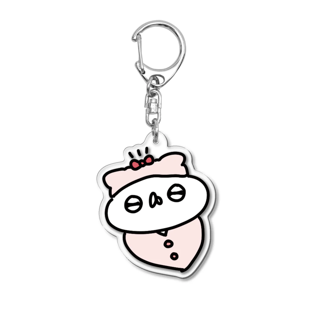 うさぎ帝国SUZURIショップのベイビーぽや Acrylic Key Chain