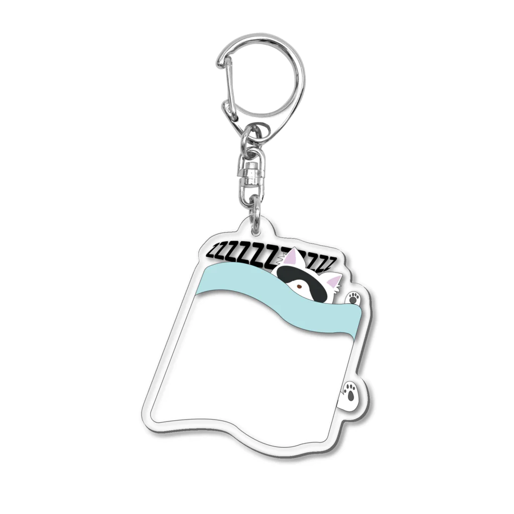 gobousanの爆睡犬 Acrylic Key Chain